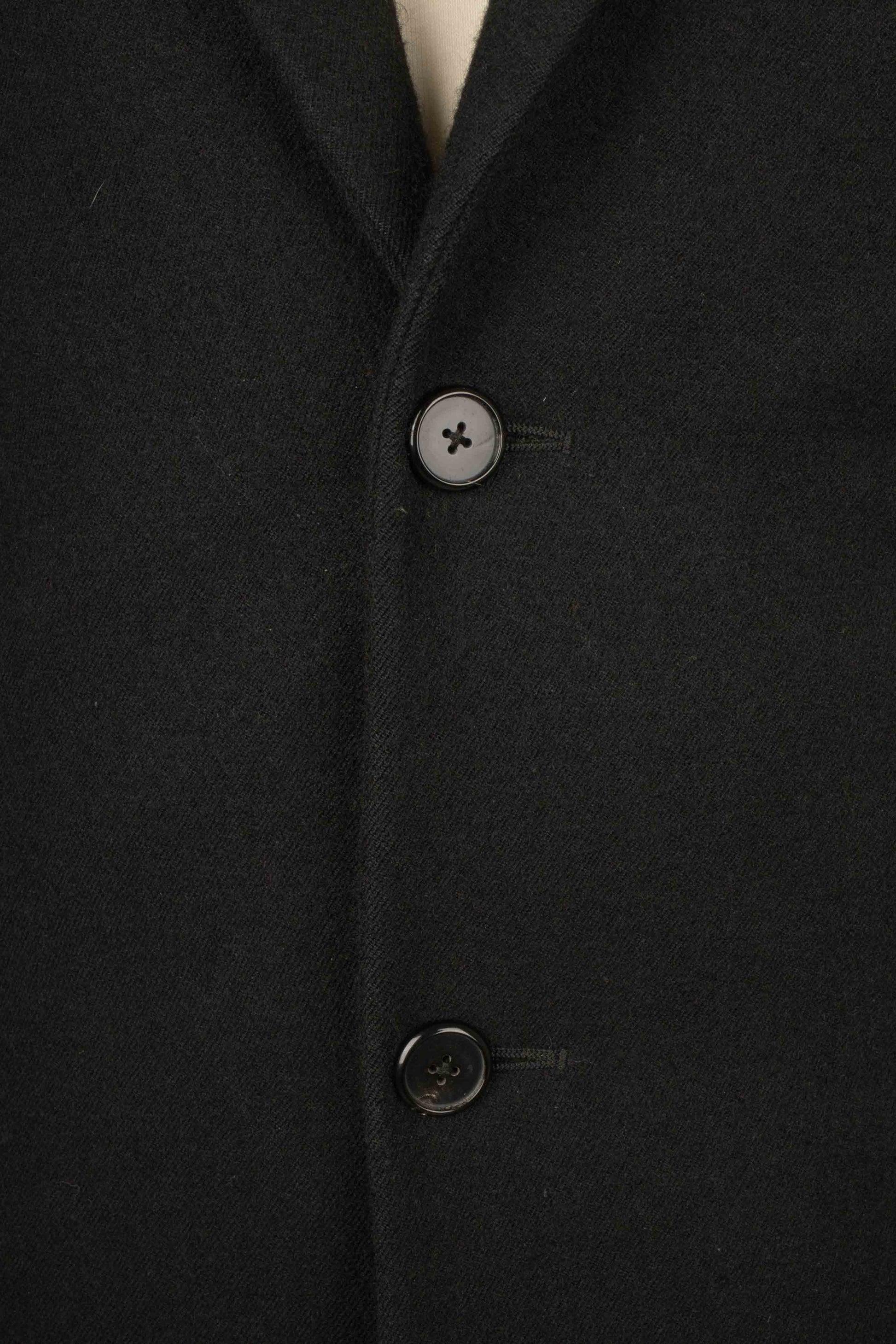 Givenchy Black Wool Mid-length Men's Coat 4