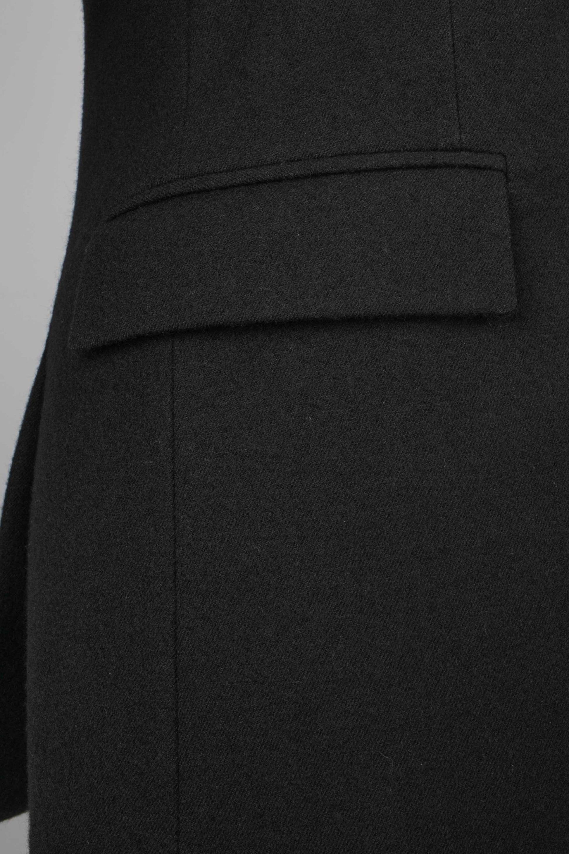 Givenchy Black Wool Mid-length Men's Coat 5