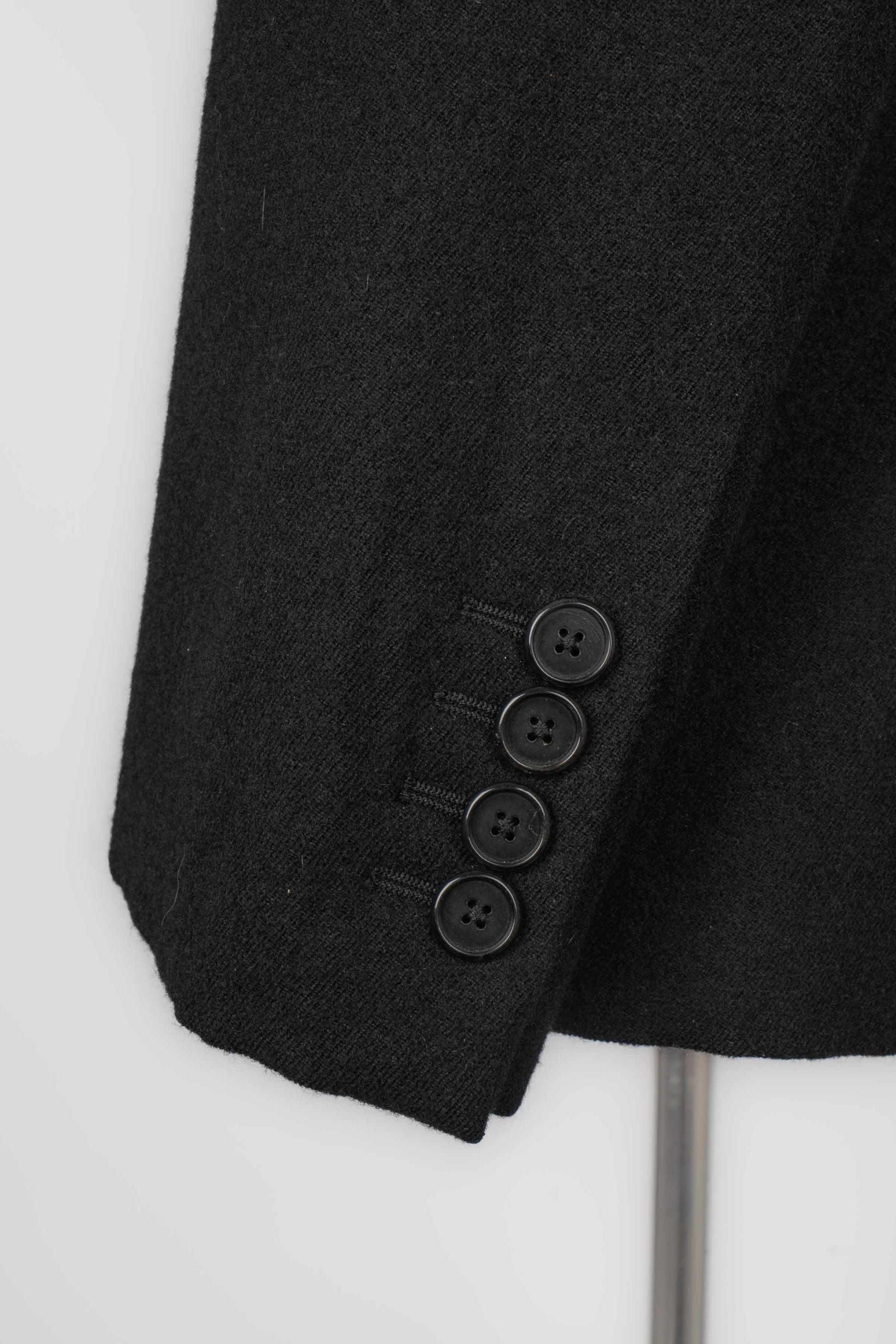 Givenchy Black Wool Mid-length Men's Coat 6