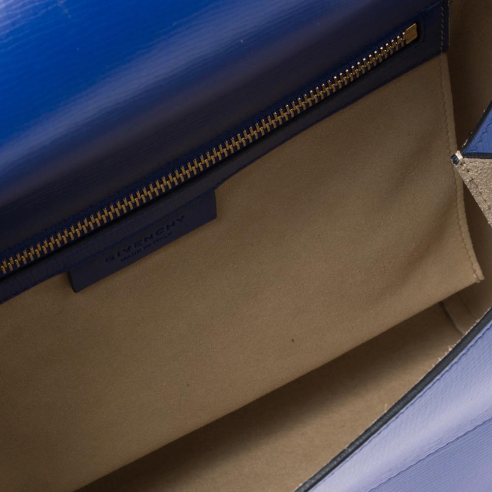 Givenchy Blue Leather Medium Pandora Box Bag 5