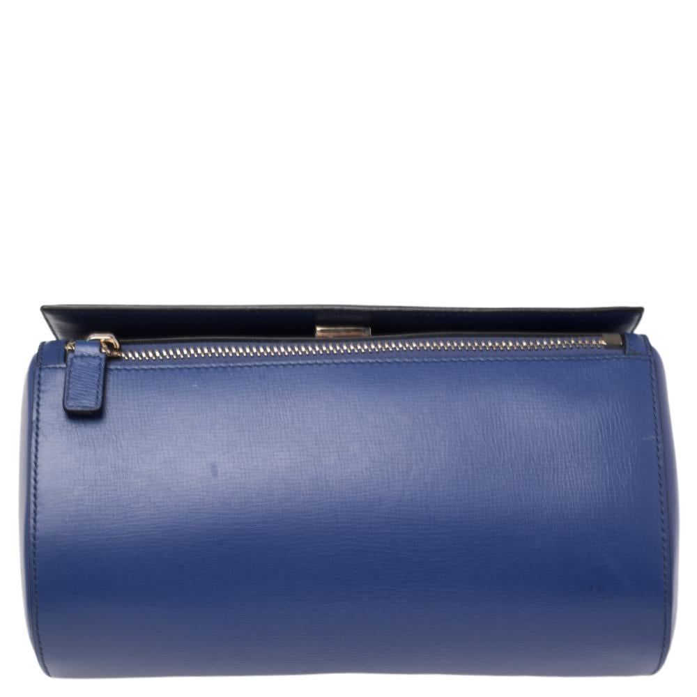 Givenchy Blue Leather Medium Pandora Box Bag 1