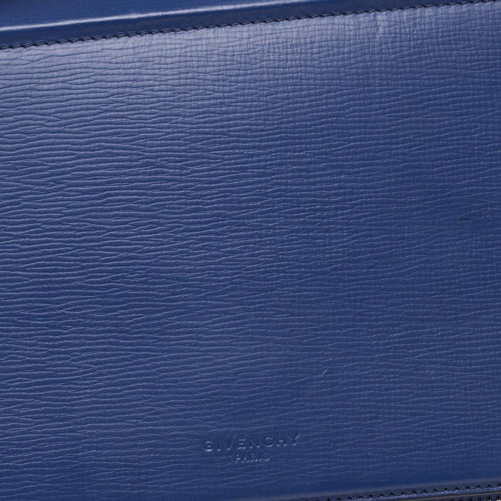Givenchy Blue Leather Medium Pandora Box Bag 3