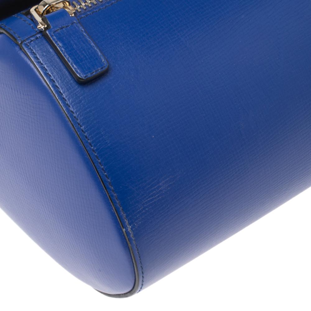 Givenchy Blue Leather Medium Pandora Box Bag 3