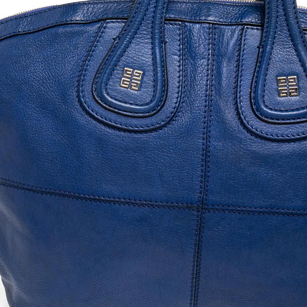 Givenchy Blue Leather Nightingale Tote 5