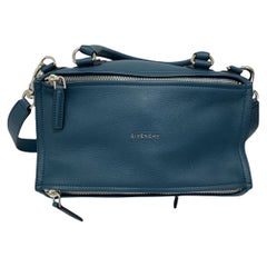 Used Givenchy Blue Leather Pandora Bag