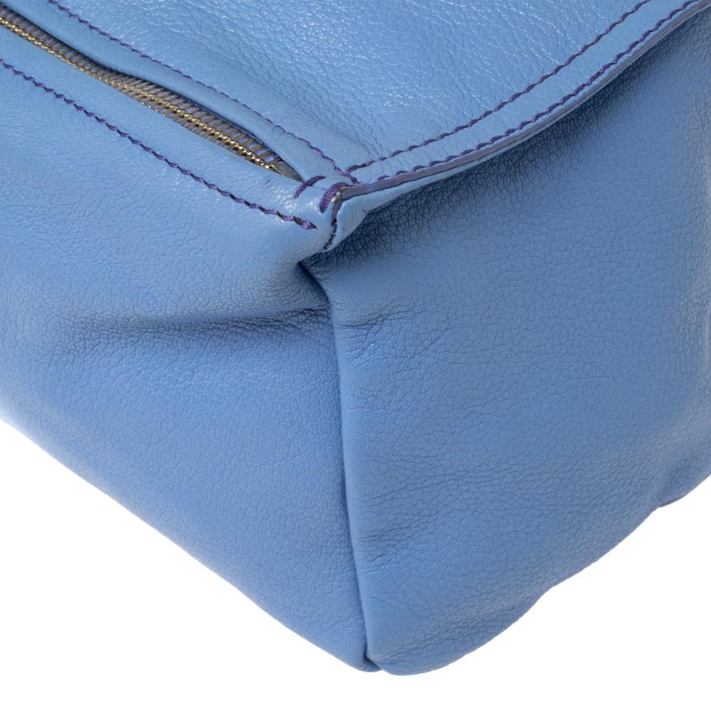 Givenchy Blue Leather Pandora Shoulder Bag 2