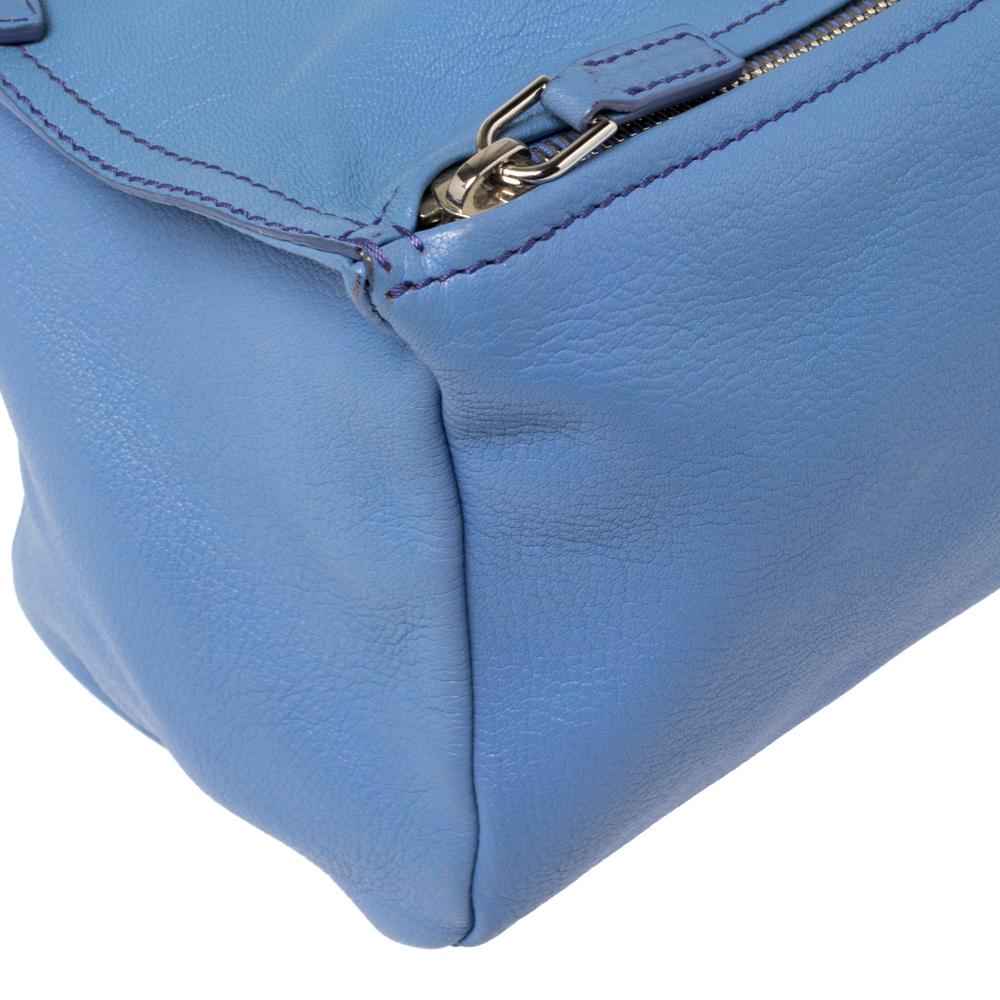 Givenchy Blue Leather Pandora Shoulder Bag 3