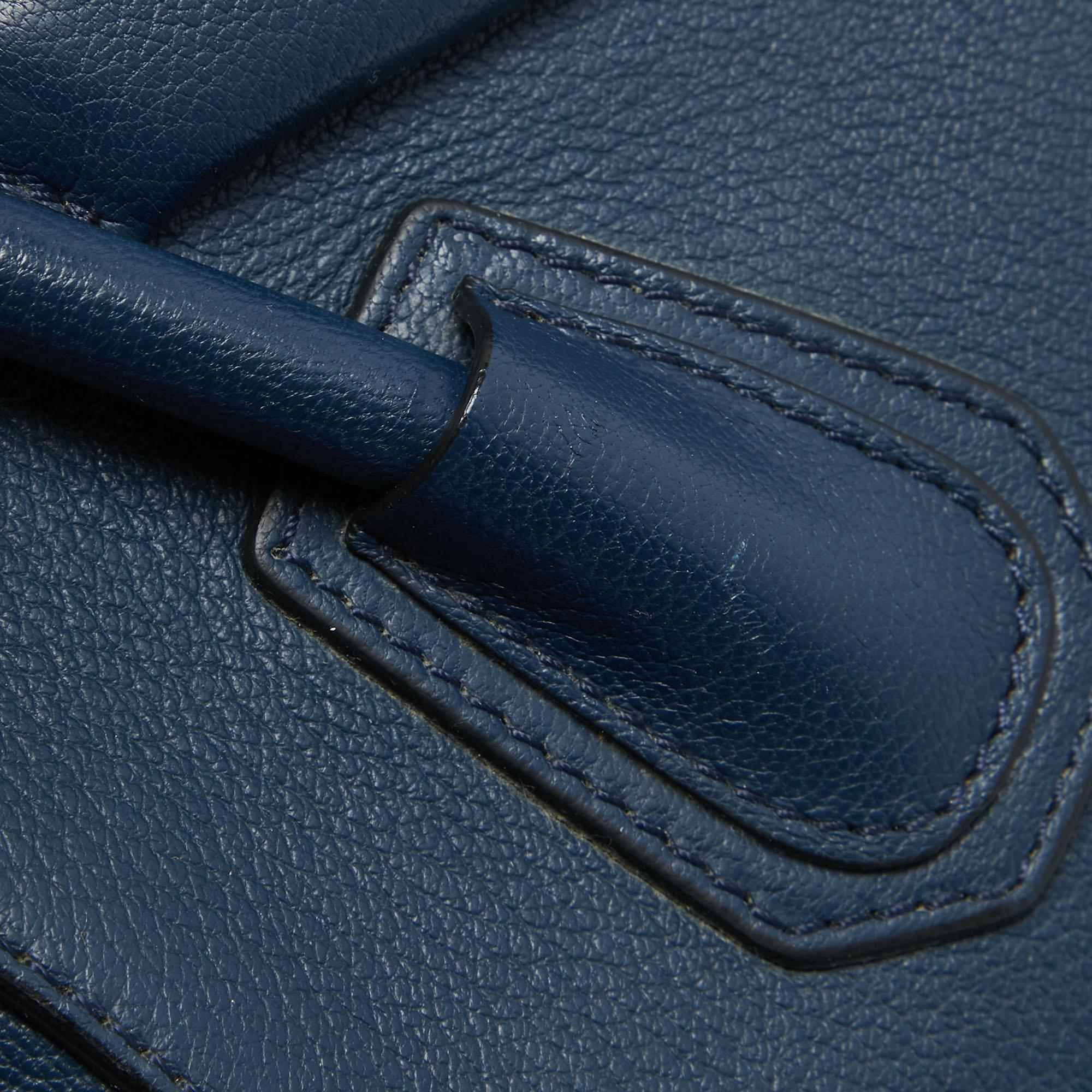 Women's Givenchy Blue Leather Small Antigona Satchel For Sale