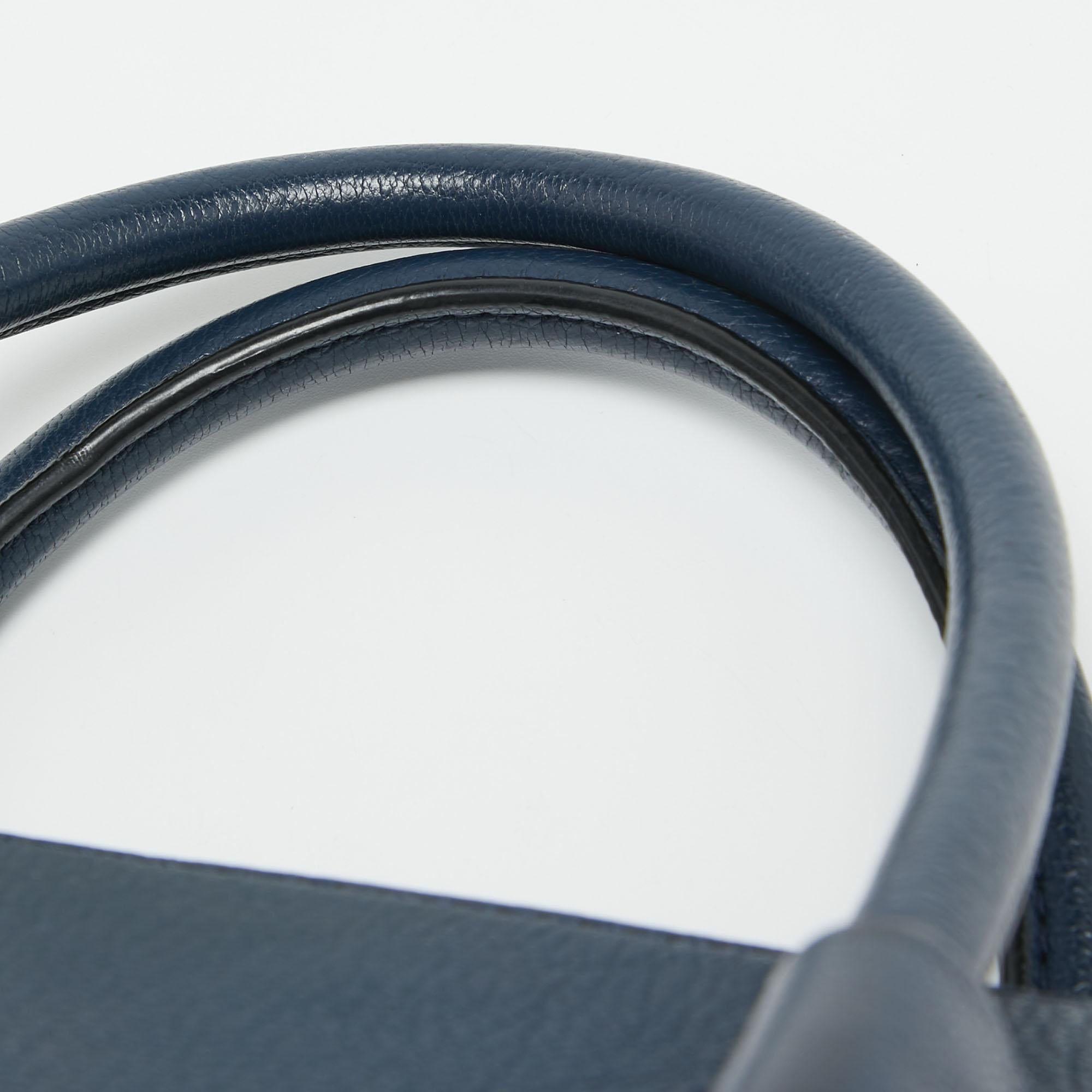 Givenchy Blue Leather Small Antigona Satchel For Sale 1
