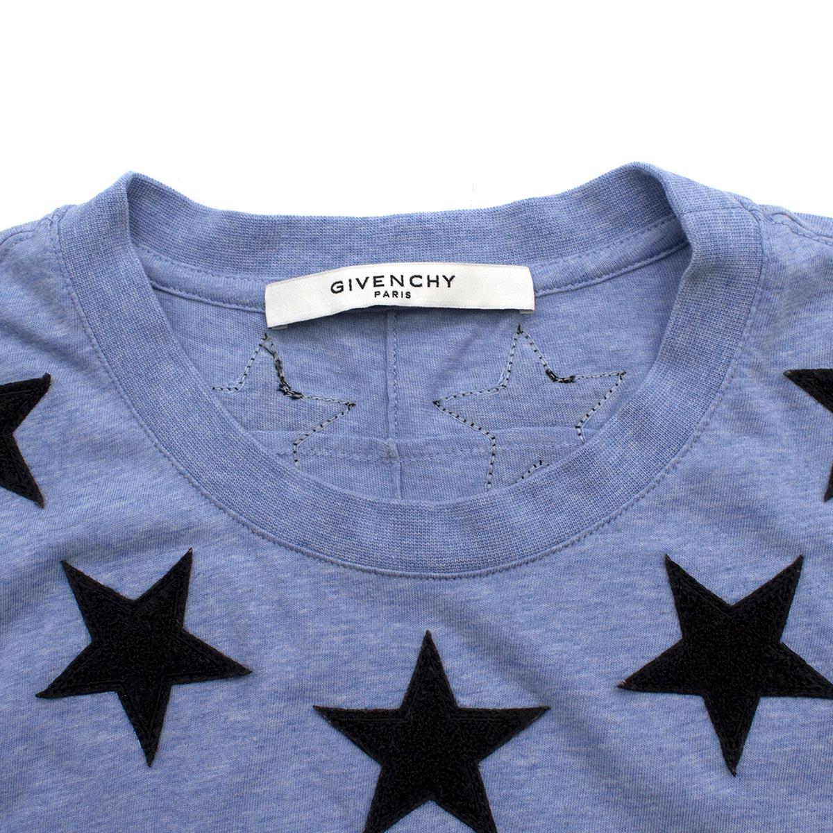blue shirt with star