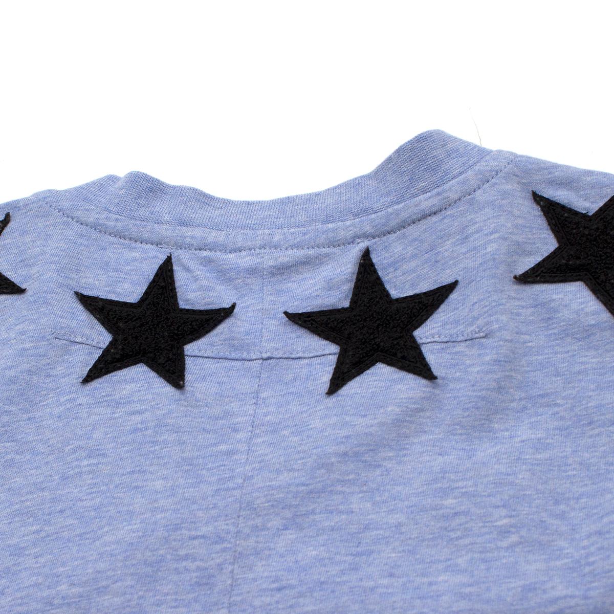 Givenchy Blue Stars #74 Jersey T-shirt S 1