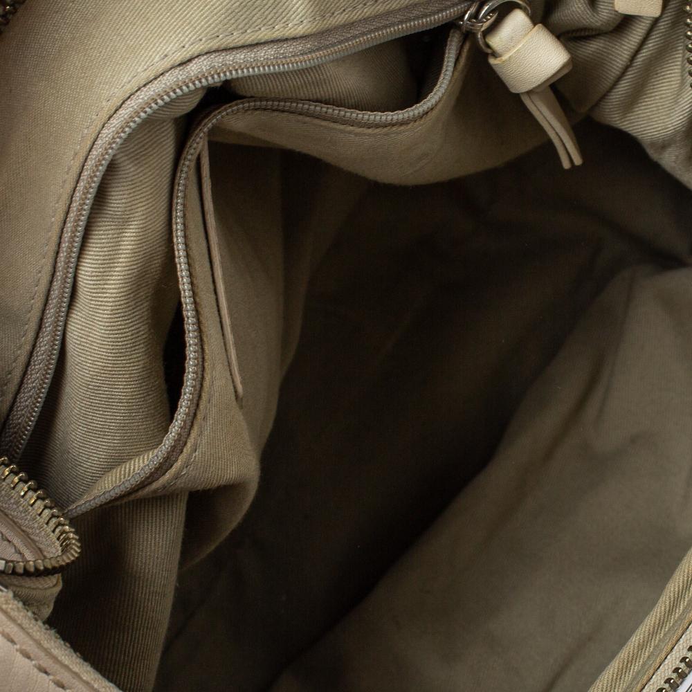 Borsa a tracolla in pelle e denim di Givenchy blu/bianco Monogram 1