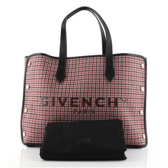 Givenchy Bond Shopper Tote Houndstooth Canvas Medium