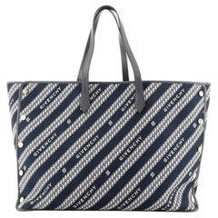 Givenchy Bond Shopper Tote Print Canvas with Leather Large