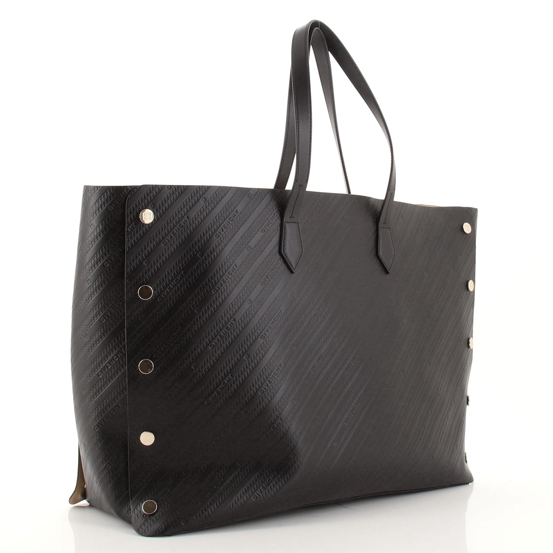 givenchy black leather tote