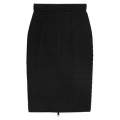 Givenchy Bonded Mesh and Net Pencil Skirt