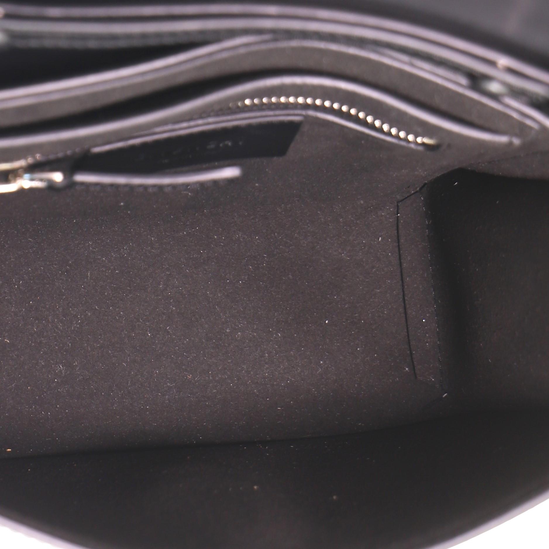Black Givenchy Bow Cut Chain Flap Bag Leather Medium