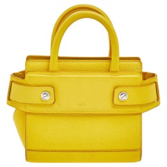 Givenchy Bright Yellow Leather Nano Horizon Crossbody Bag