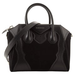 Givenchy Brogues Antigona Bag Leather and Suede Small