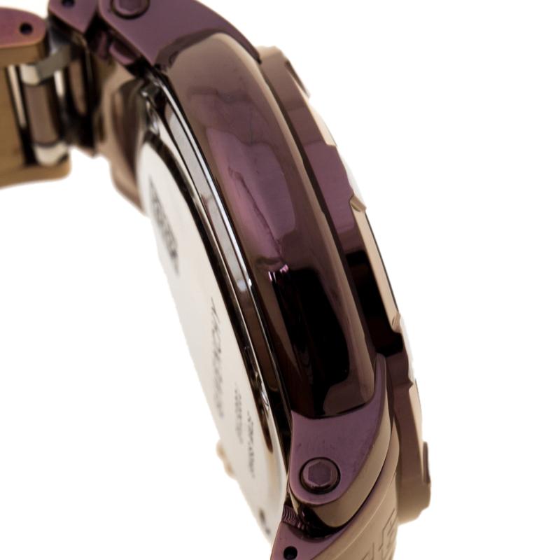 Contemporary Givenchy Brown/Bronze PVD Coated Stainless Steel GV5220J Men's Wristwatch 48 mm For Sale