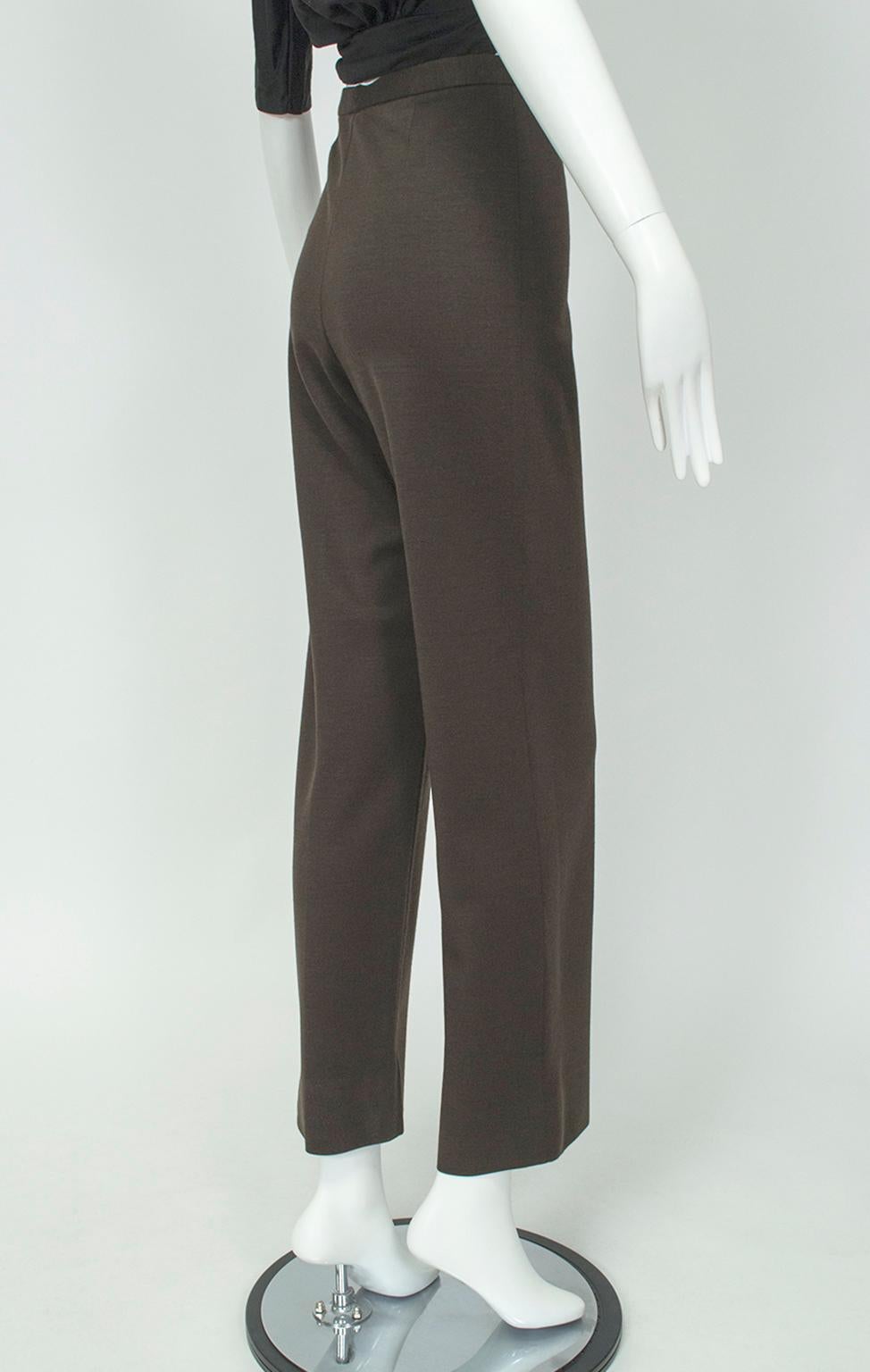 With their high waist and stovepipe silhouette, these elegant trousers will instantly add perceived length to your legs. (And yet there's a 3