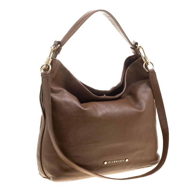 Women's Givenchy Brown Leather Hobo