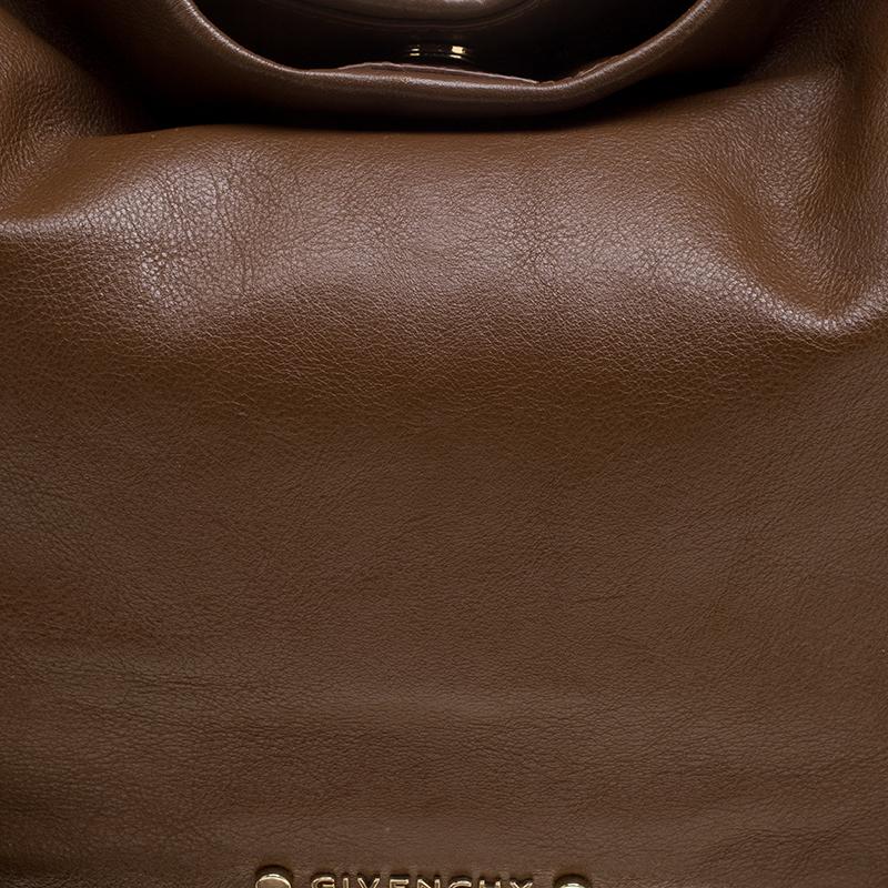 Givenchy Brown Leather Hobo 2