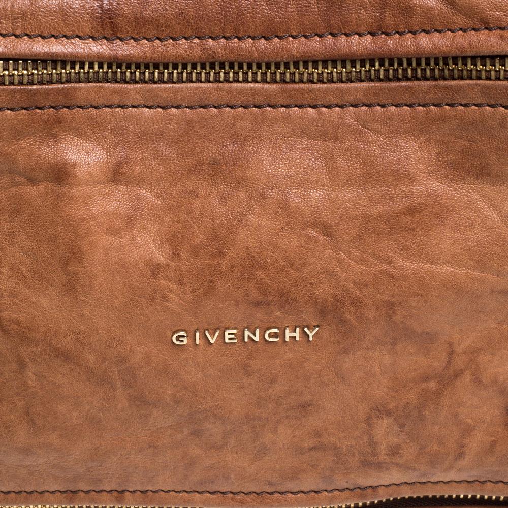 Givenchy Brown Leather Large Pandora Shoulder Bag 1