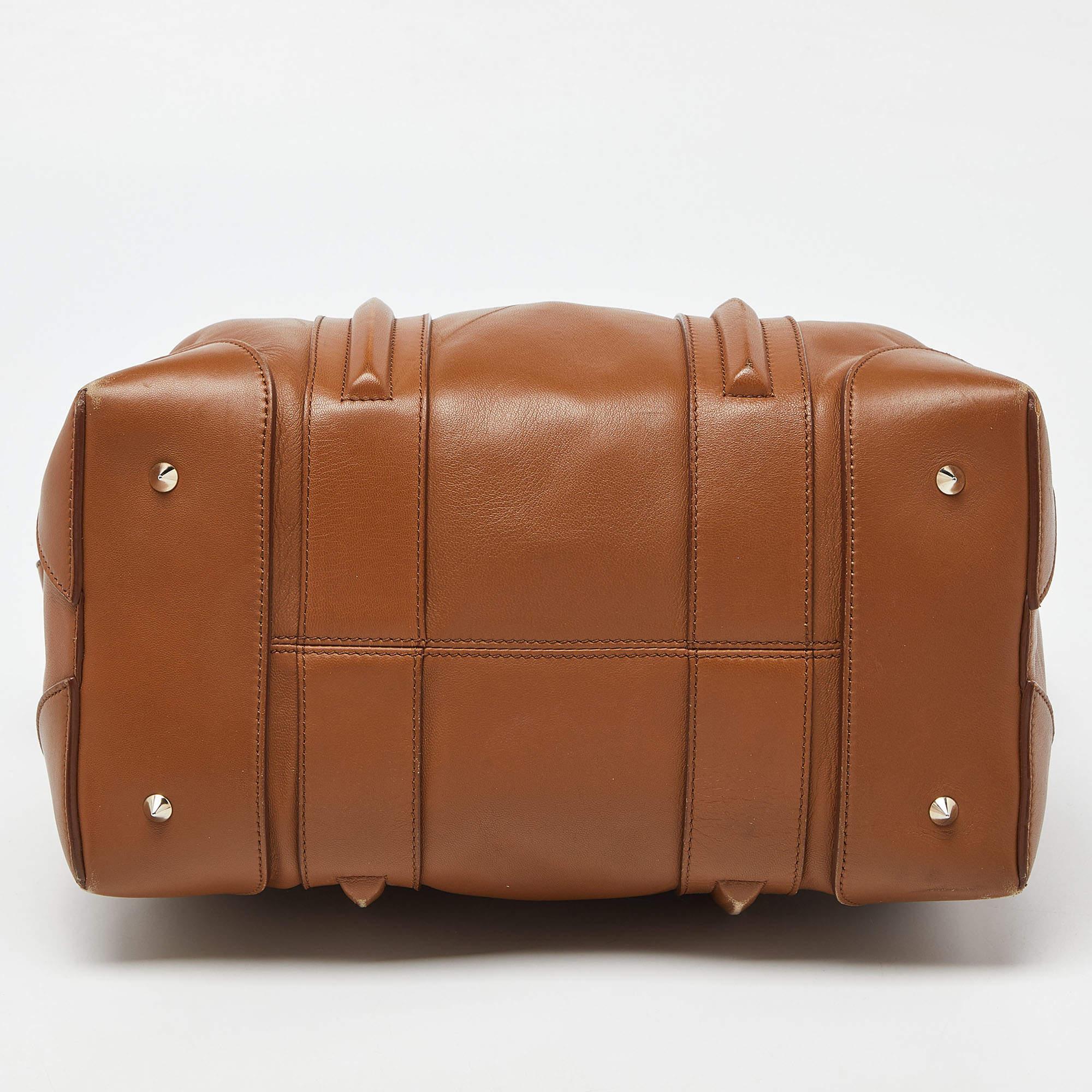 Givenchy Brown Leather Lucrezia Duffle Bag 3