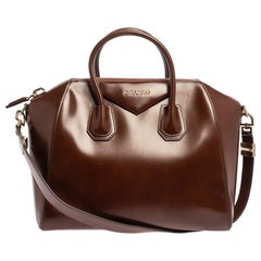 Givenchy Brown Leather Medium Antigona Satchel