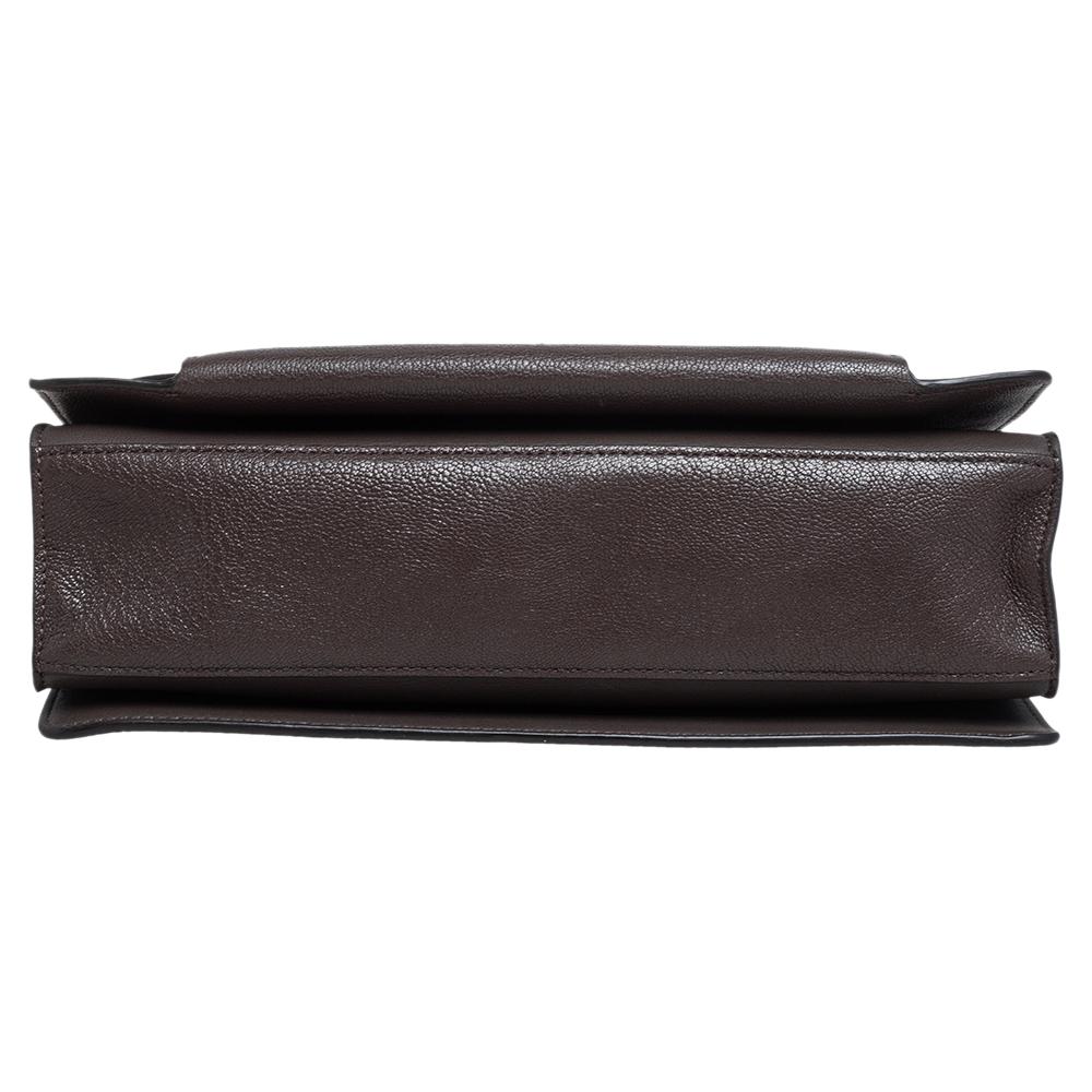 Givenchy Brown Leather Medium GV3 Shoulder Bag 1