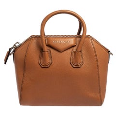 Givenchy Brown Leather Mini Antigona Satchel