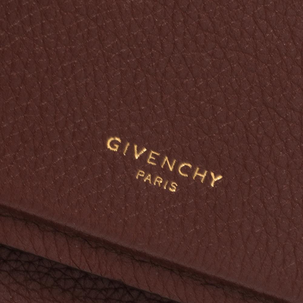Givenchy Brown Leather Mini Horizon Bag 5