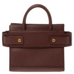 Givenchy Brown Leather Mini Horizon Bag