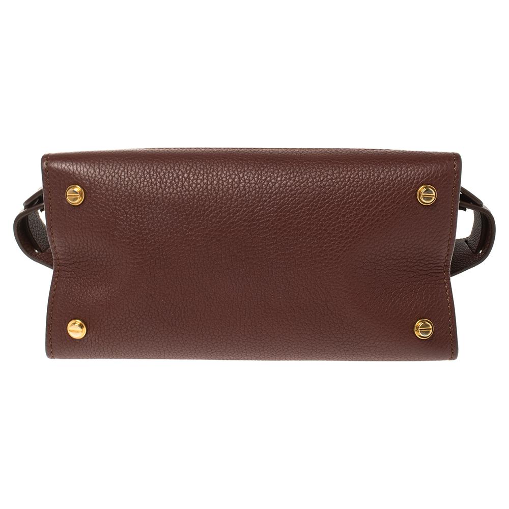 Women's Givenchy Brown Leather Mini Horizon Bag