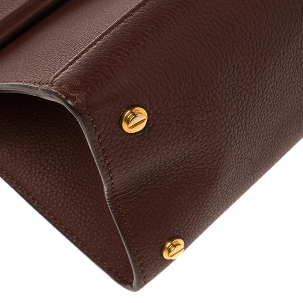 Givenchy Brown Leather Mini Horizon Bag 1