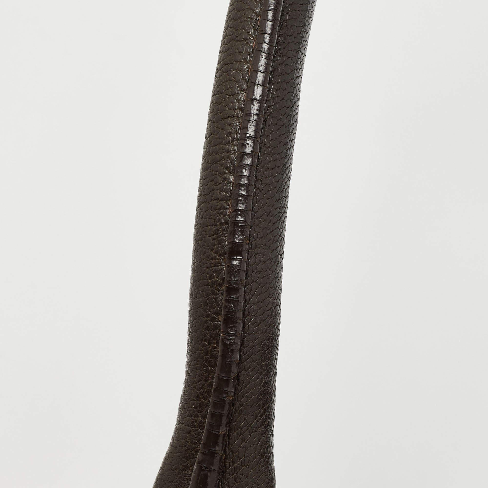 Givenchy Brown Leather Pandora Top Handle Bag For Sale 7