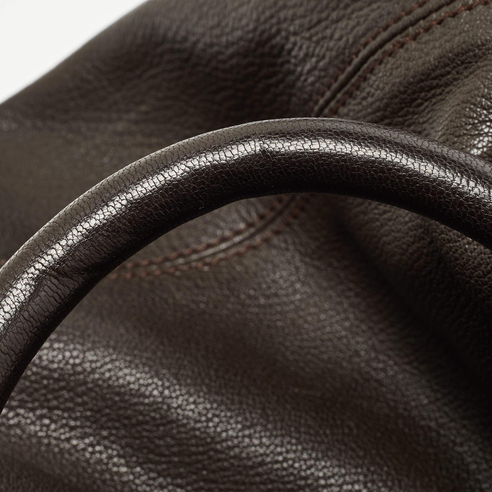 Givenchy Brown Leather Pandora Top Handle Bag For Sale 8