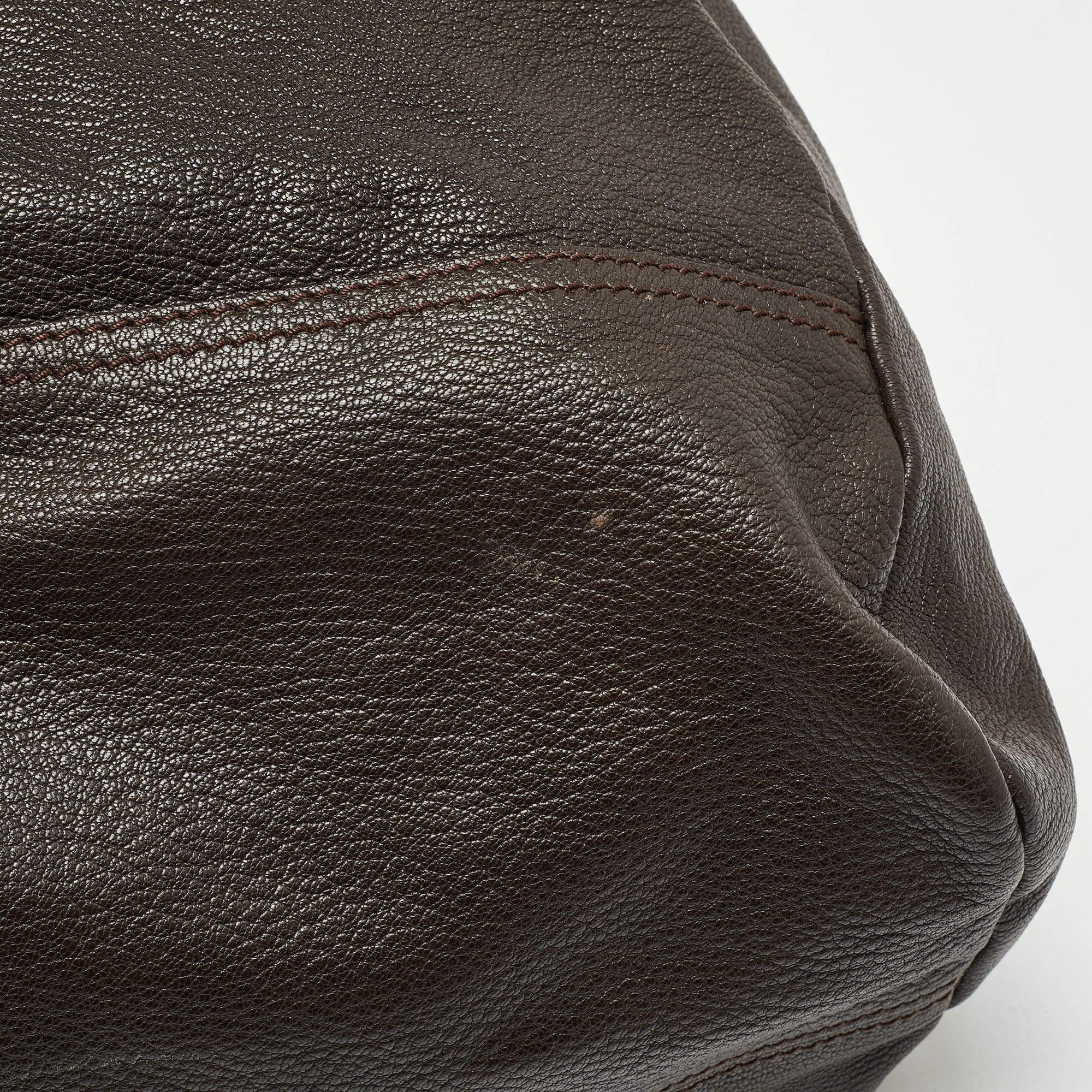 Givenchy Brown Leather Pandora Top Handle Bag For Sale 2