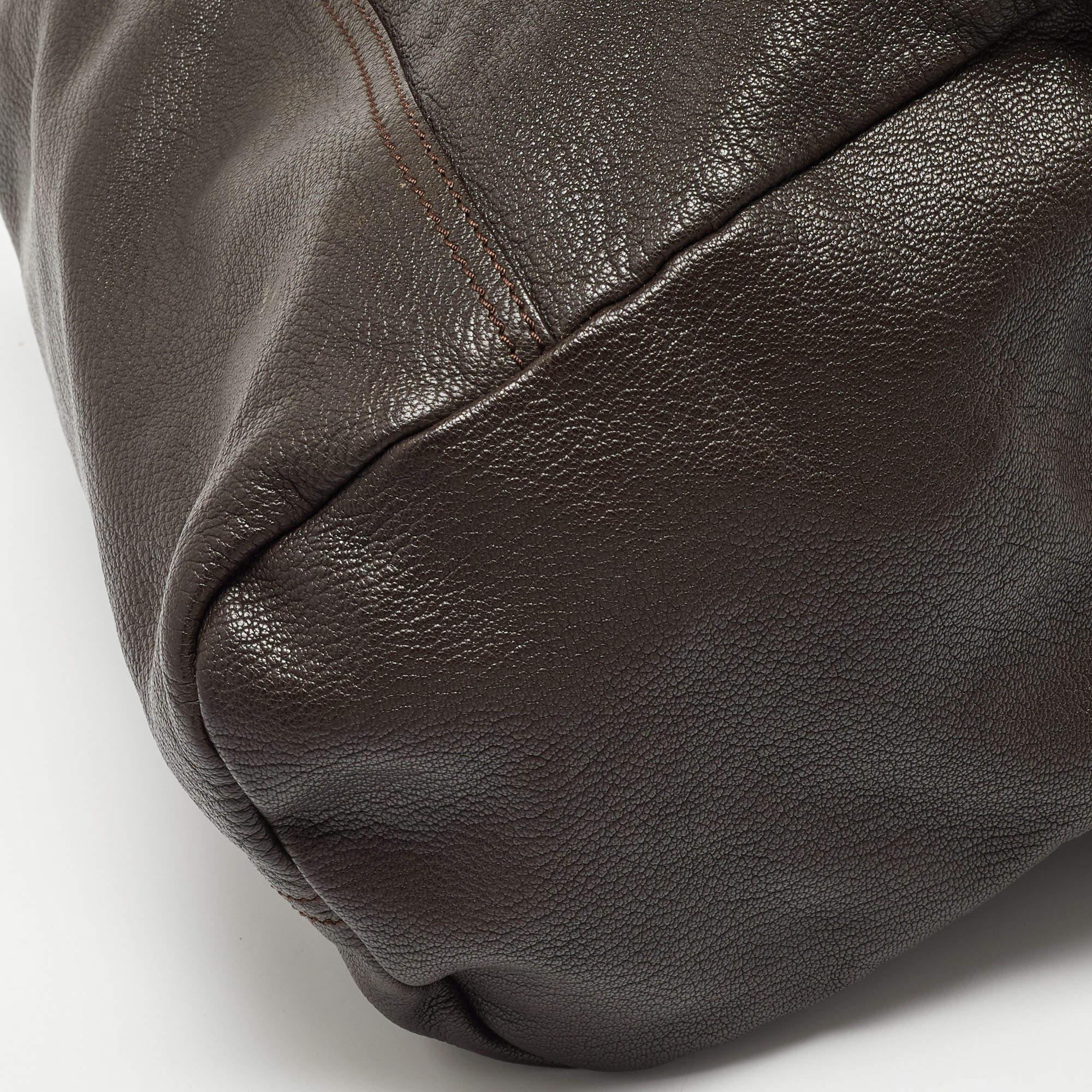 Givenchy Brown Leather Pandora Top Handle Bag For Sale 3
