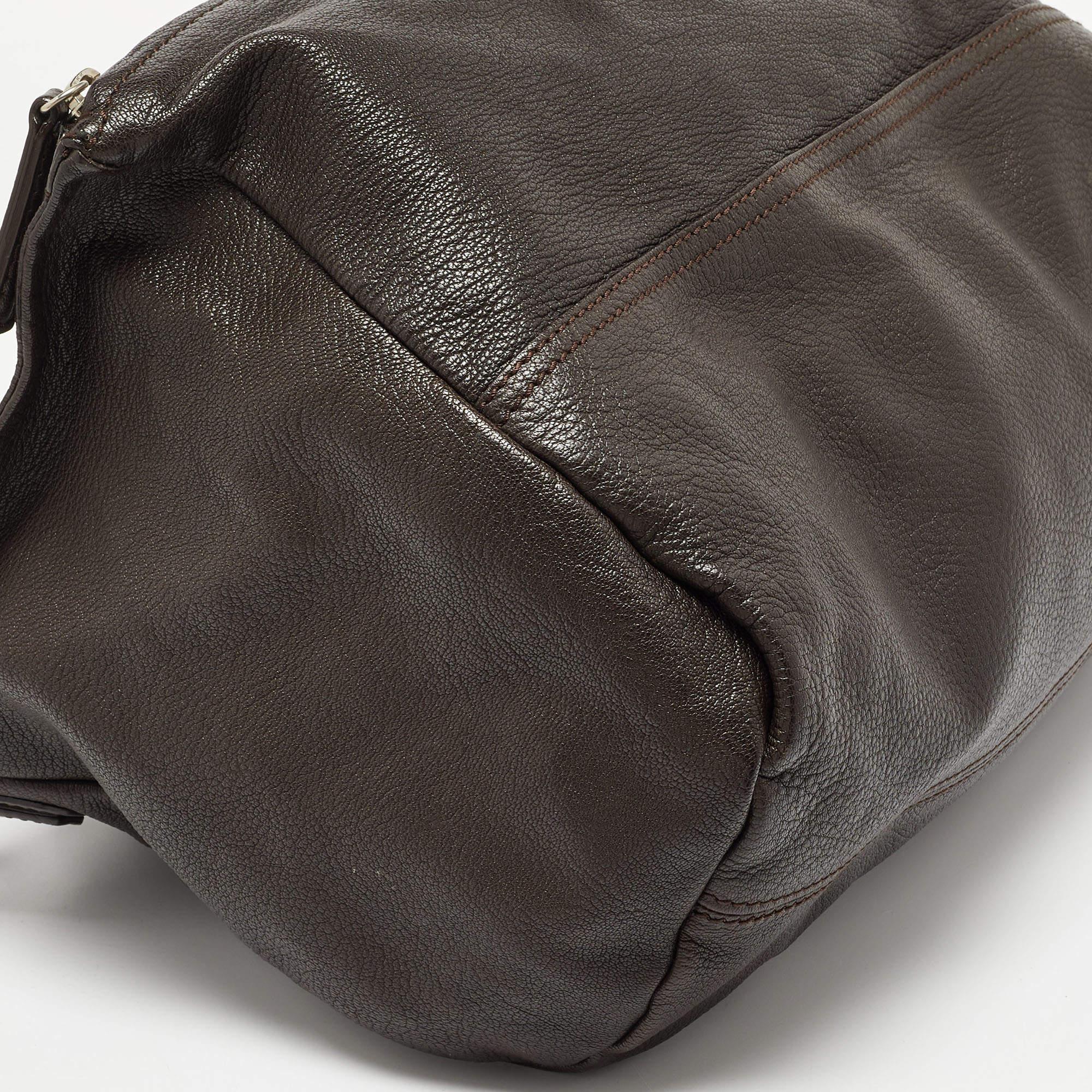 Givenchy Brown Leather Pandora Top Handle Bag For Sale 4