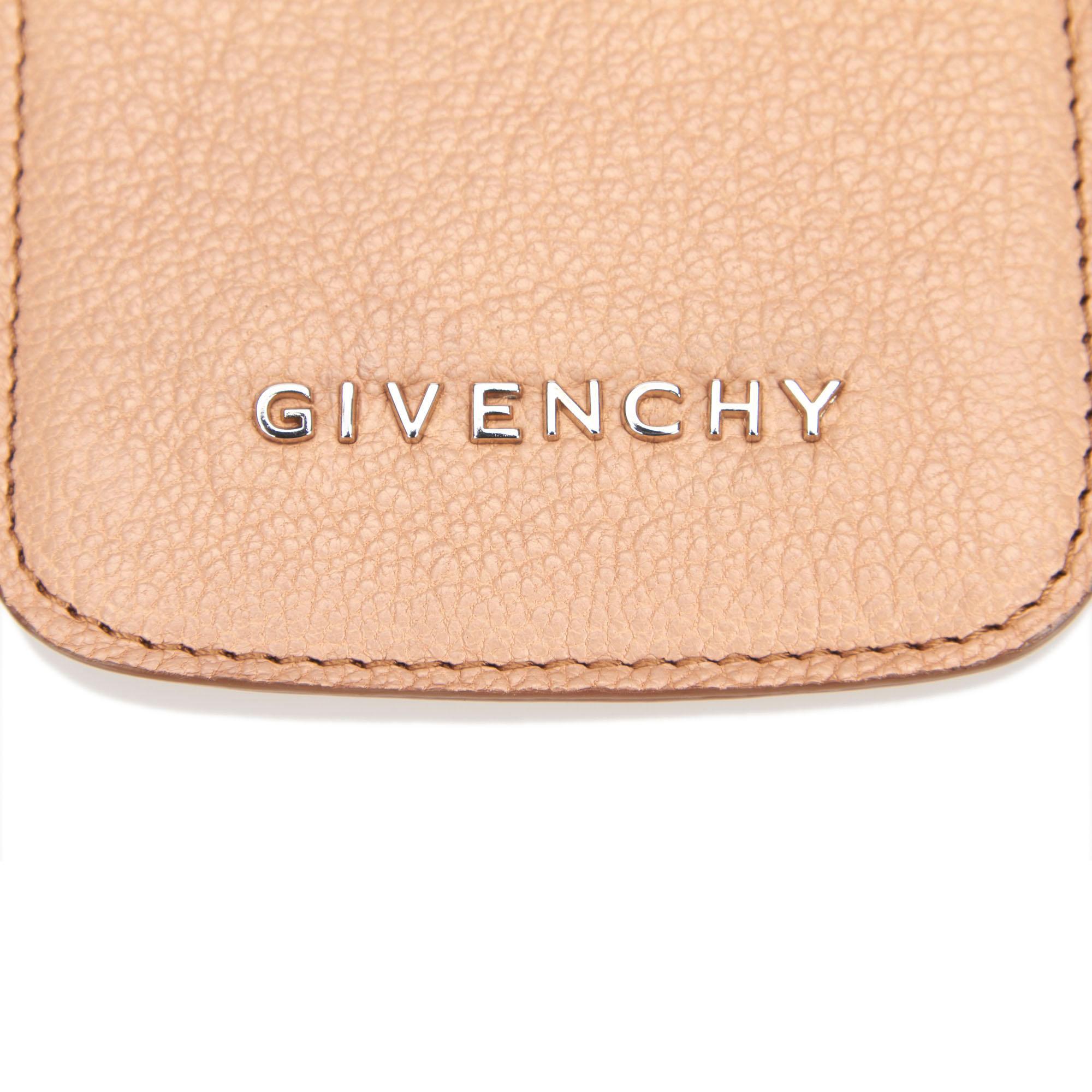 Women's Givenchy Brown Leather Phone Case For Sale