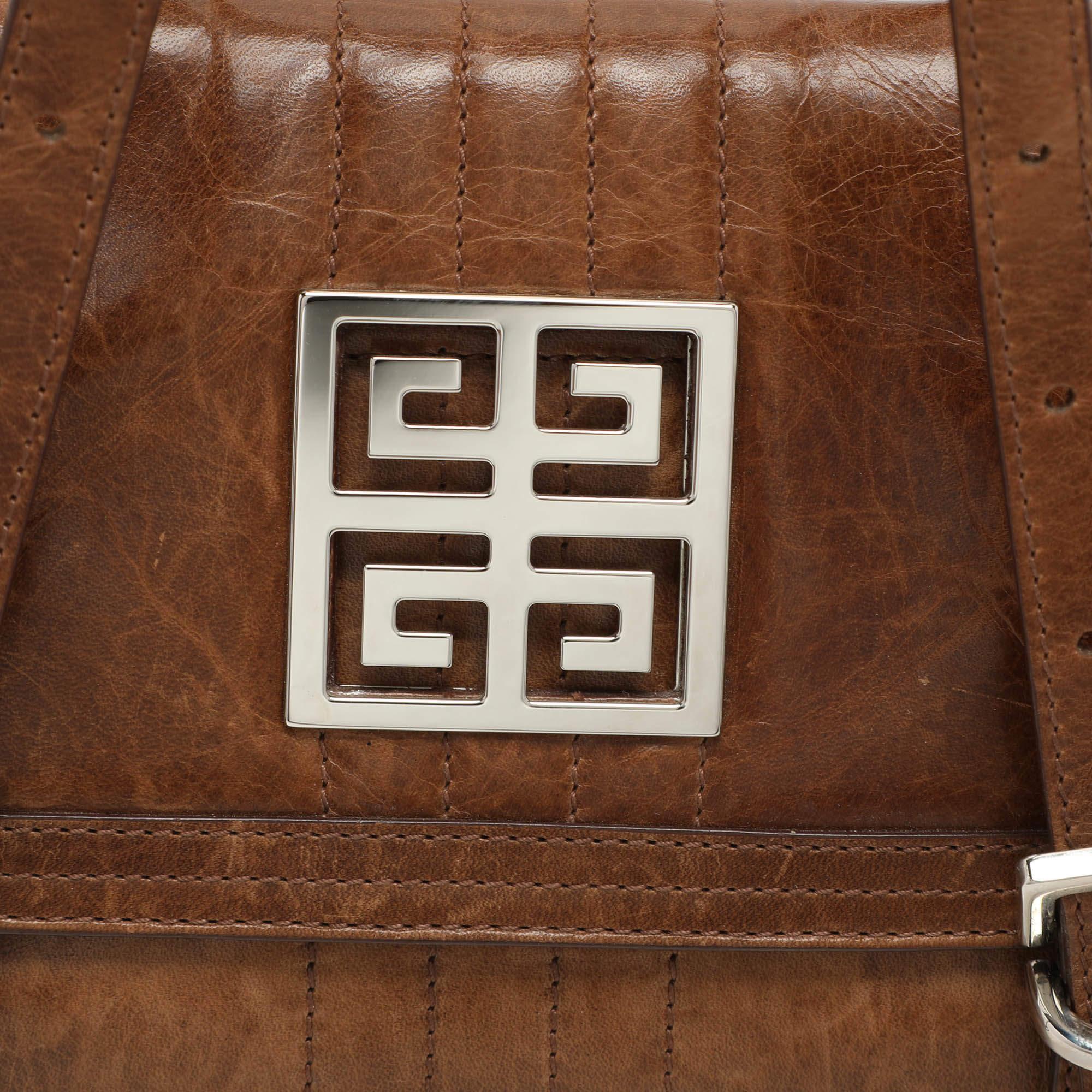 Givenchy Brown Leather Satchel 1