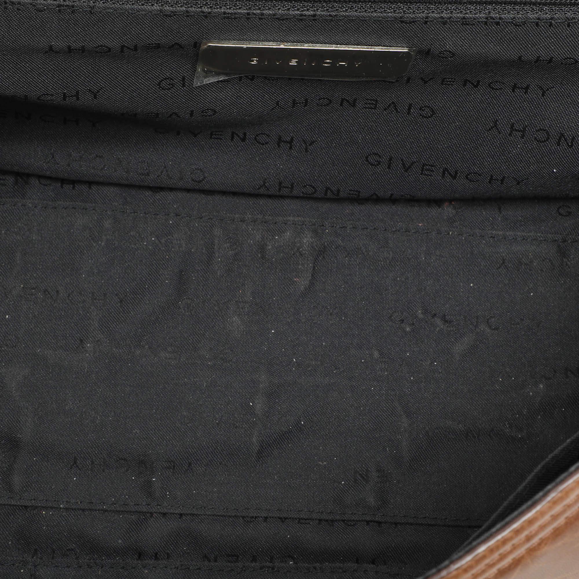 Givenchy Brown Leather Satchel 3