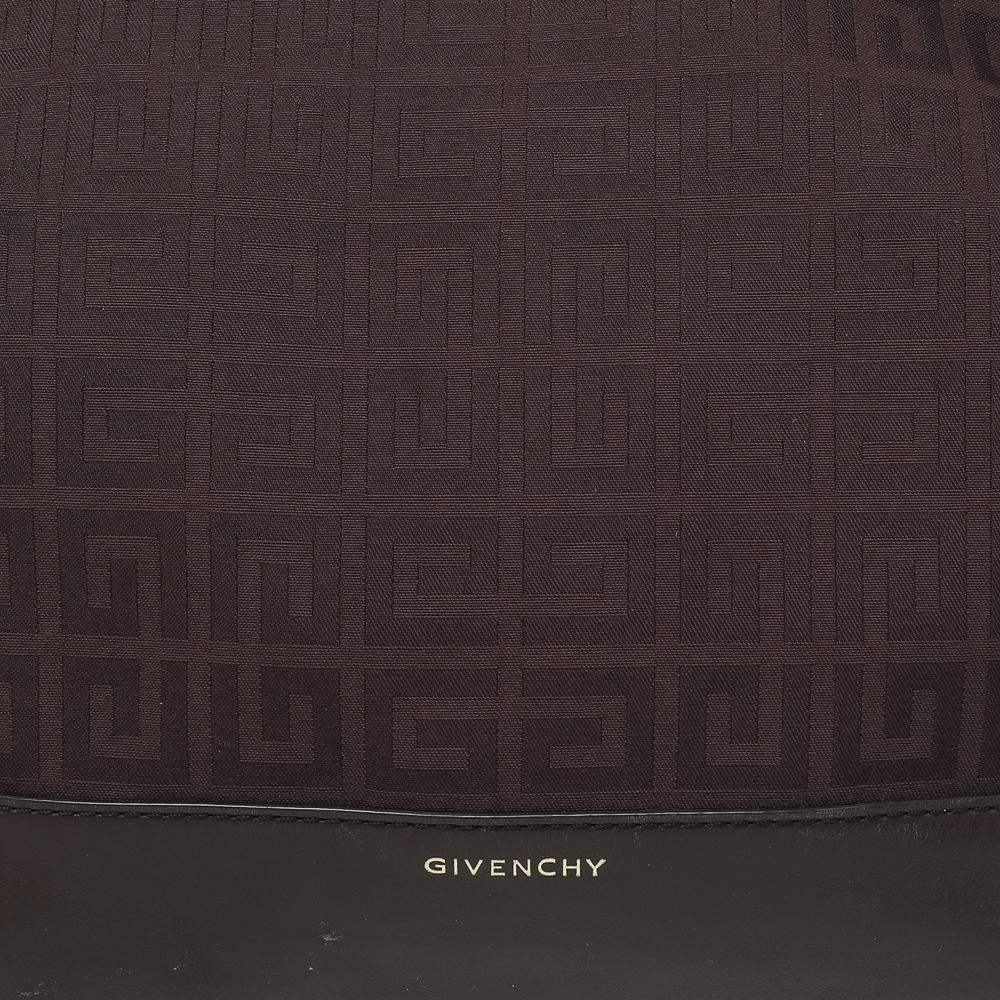 Givenchy Brown Monogram Canvas And Leather Hobo 4