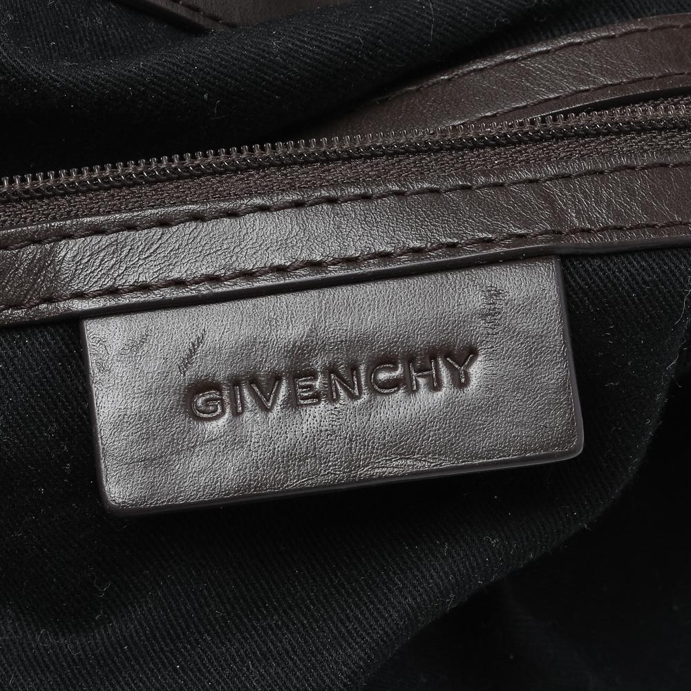 Givenchy Brown Monogram Canvas And Leather Hobo 3