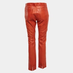 Givenchy Brown Patchwork Leather Pants M