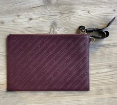 Givenchy burgundi leather Clutch Bag