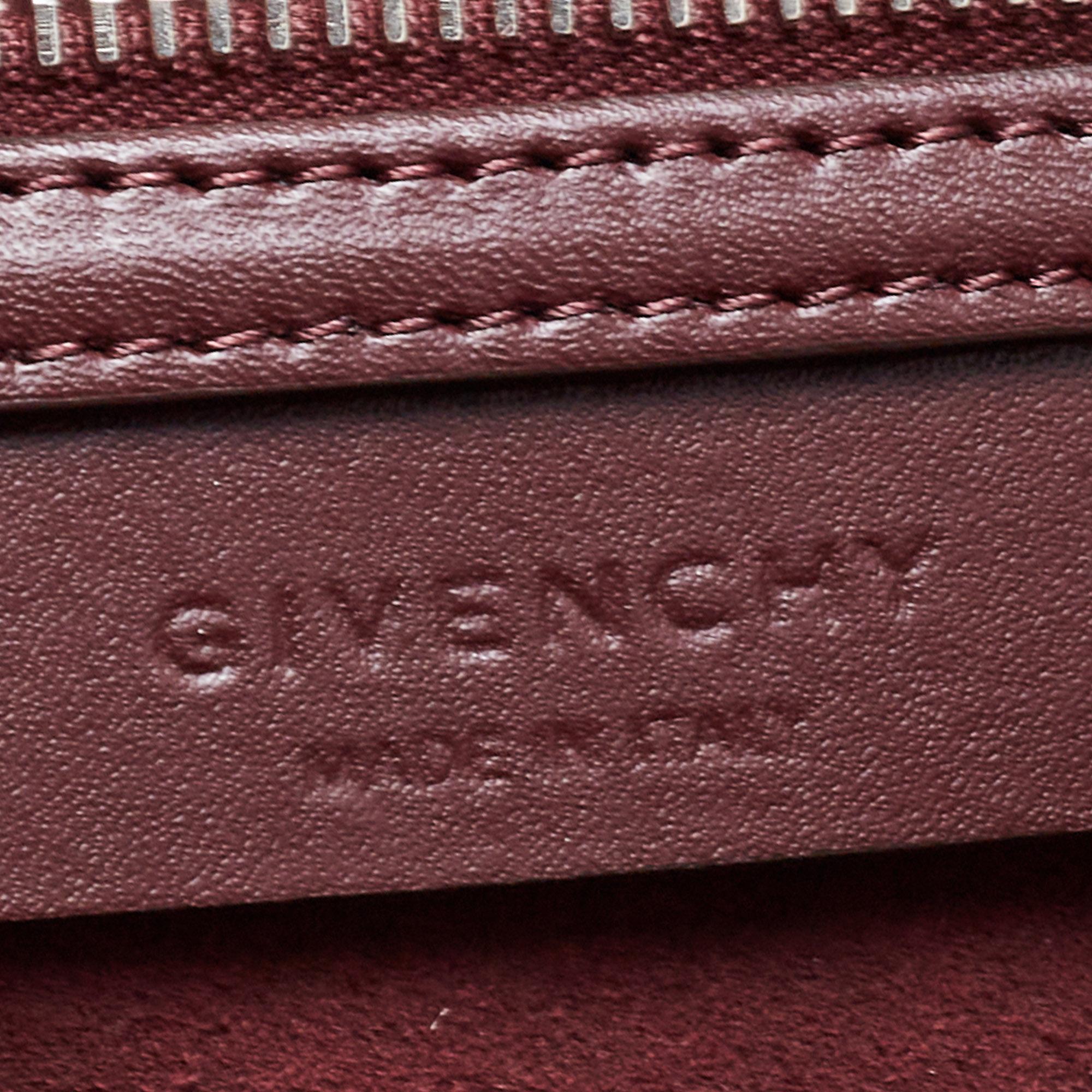 Givenchy Burgundy Leather Antigona Whipstitch Handle Tote 6
