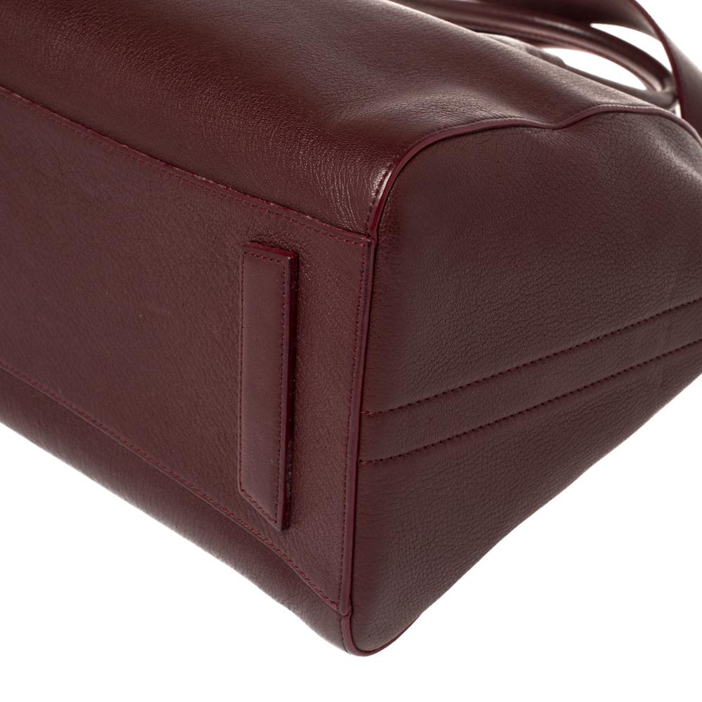 Givenchy Burgundy Leather Medium Antigona Satchel 2